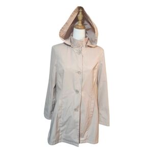 Cleo Blush Hooded Spring Coat